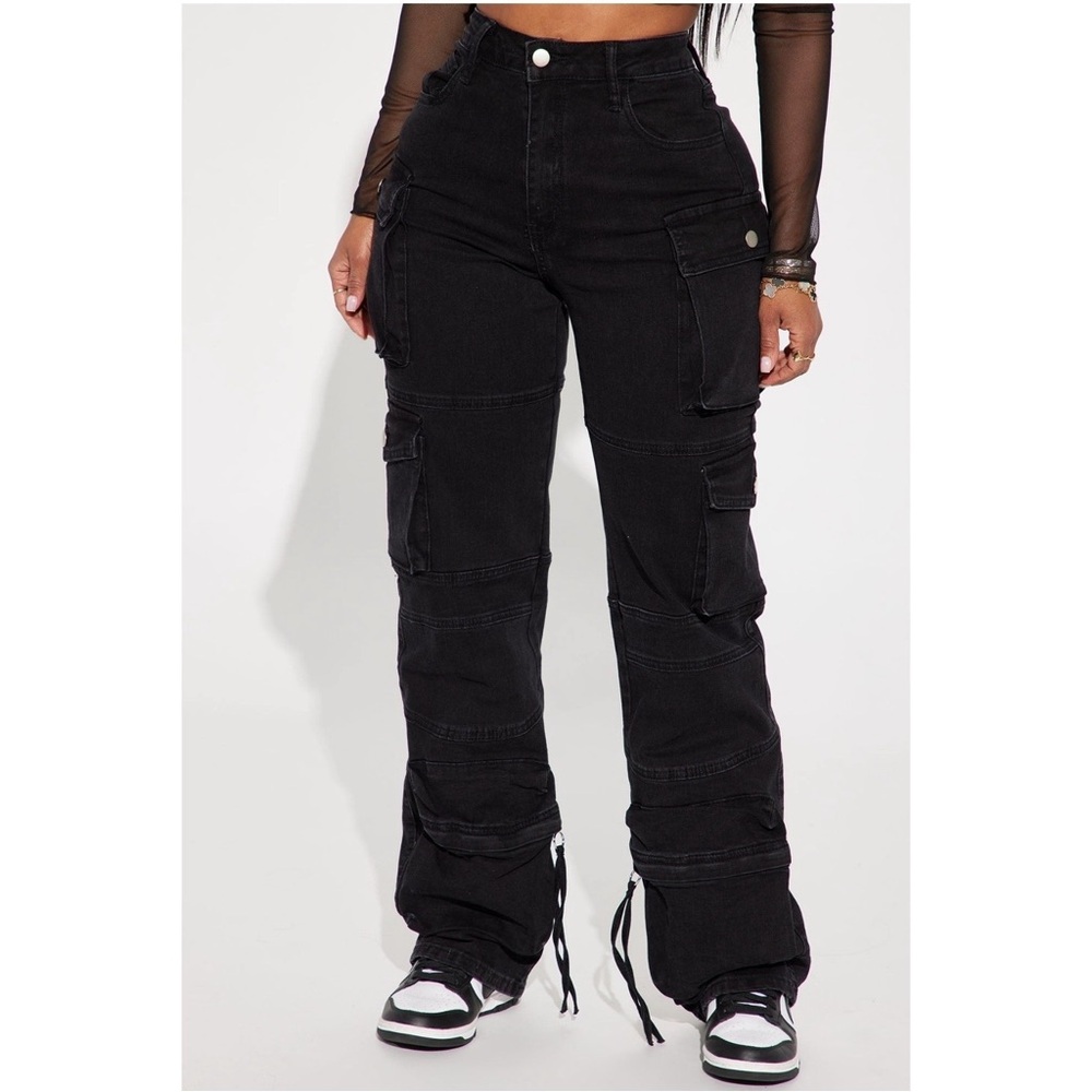 “No Matter What” Stretch Cargo Jeans